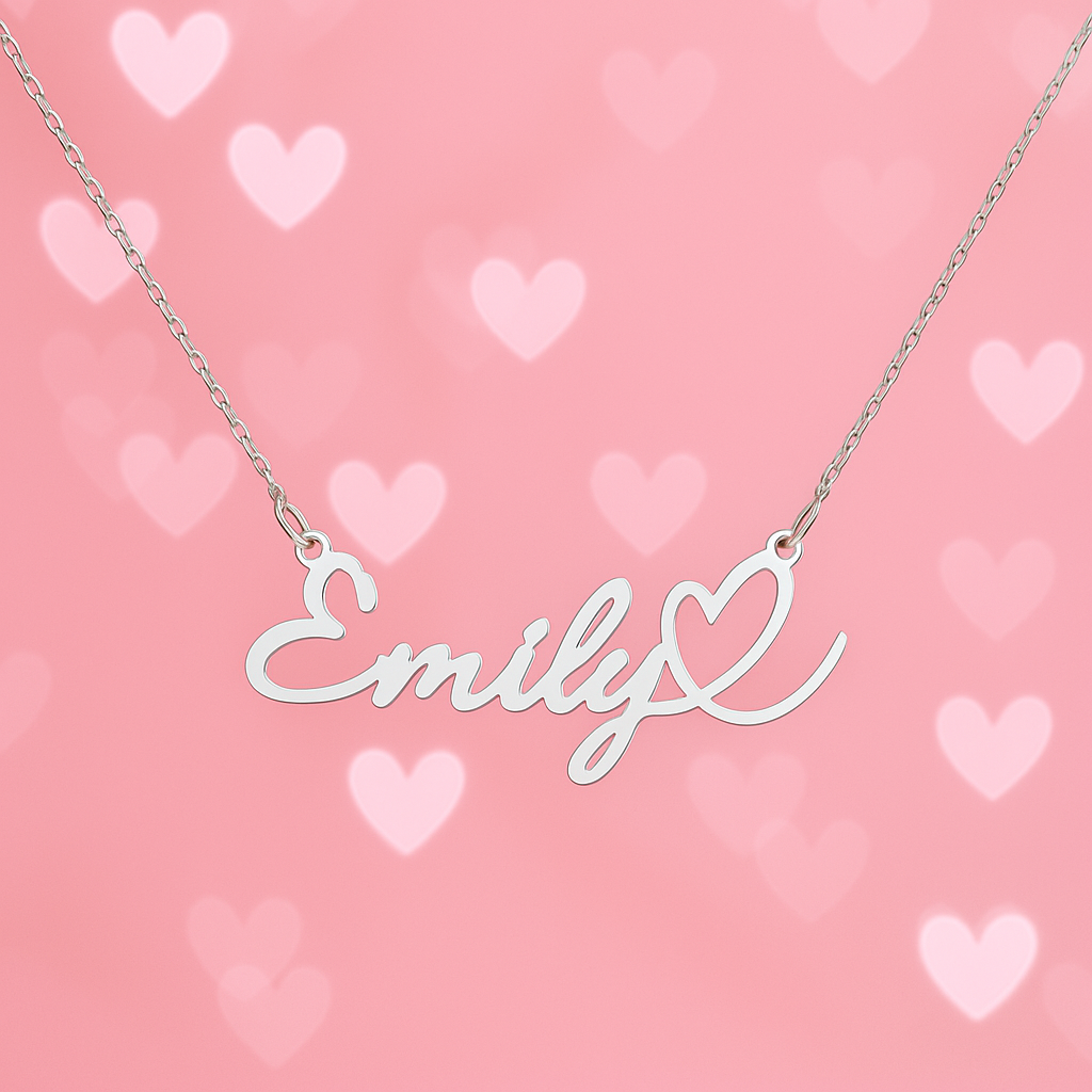 Customizable Gold & Silver Name Necklace