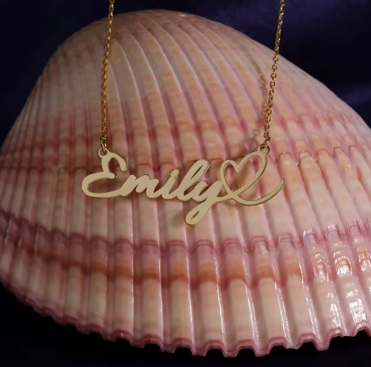 Customizable Gold & Silver Name Necklace