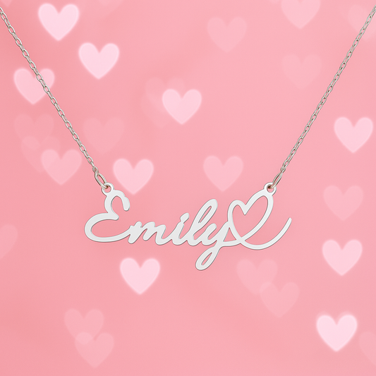 Customizable Gold & Silver Name Necklace