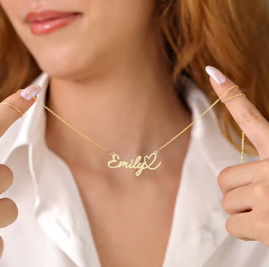 Customizable Gold & Silver Name Necklace